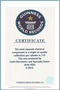 Linde granted Guinness World Record status