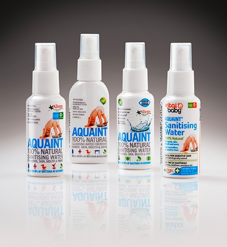 M&H Plastics supplies packaging for Aquaint Sanitising Water