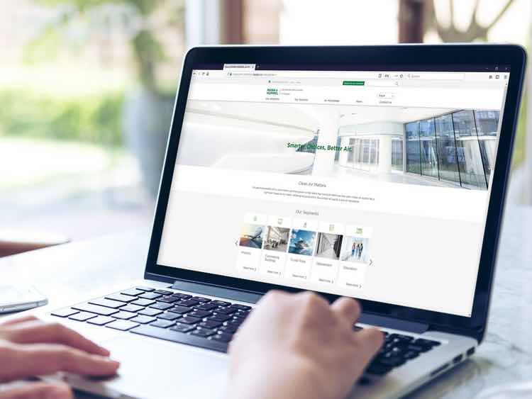 Mann+Hummel revamps Life Sciences & Environment Air Filtration website