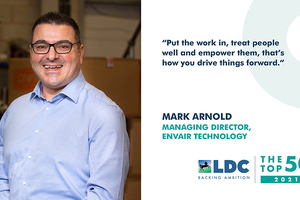 Mark Arnold of Envair Technology named among UK’s Top 50 Most Ambitious Business Leaders for 2021