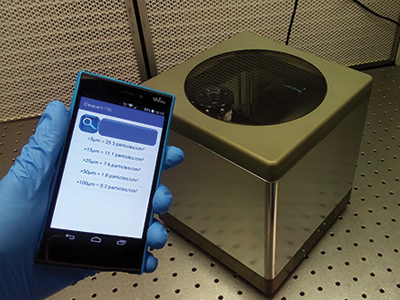 Measuring and imaging particle deposition in real time