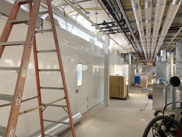 Mecart builds cleanroom for 5G wireless tech company