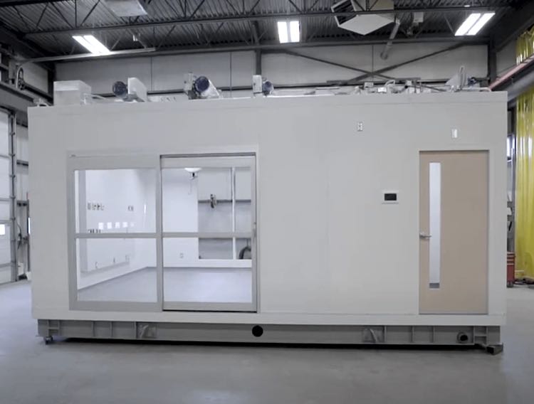 Mecart supplies modular isolation units to Montreal hospital