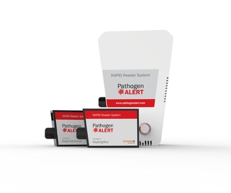 Microbial detection sensor remotely monitors airborne pathogens