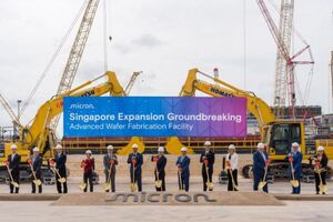 Micron breaks ground on $24bn NAND wafer fab in Singapore