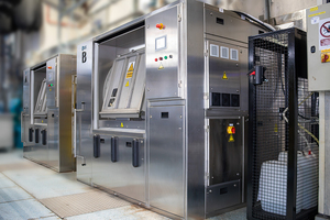 Micronclean invests £300,000 in state-of-the-art industrial washing machines at its class 4 cleanroom laundry in Skegness