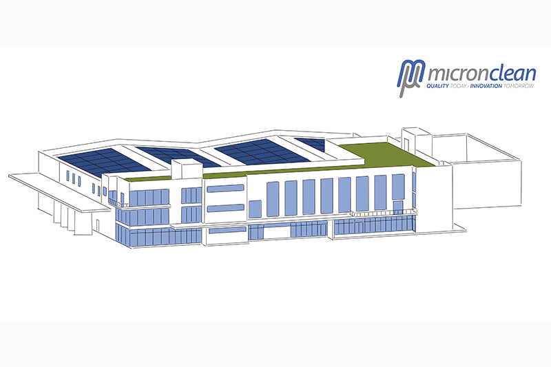 Micronclean starts work on carbon-zero cleanroom laundry campus