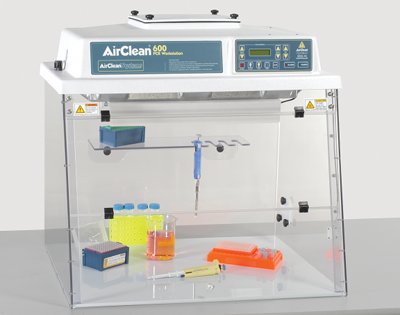 Microprocessor-controlled PCR workstations reduce risk of sample contamination 