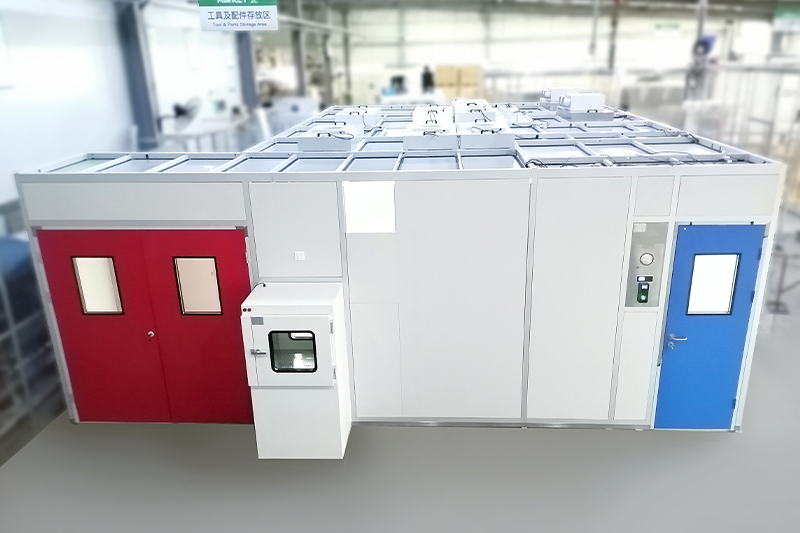 Modular cleanroom for optical inspection