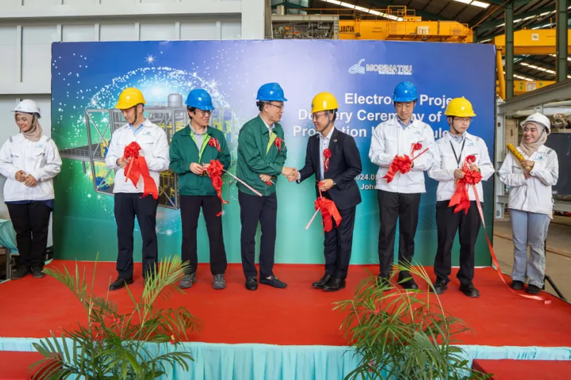 Morimatsu’s Malaysia plant completes its first lithium battery module project