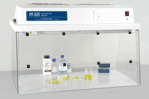 MY-ISO5 vertical laminar flow workstations provide a personal clean zone