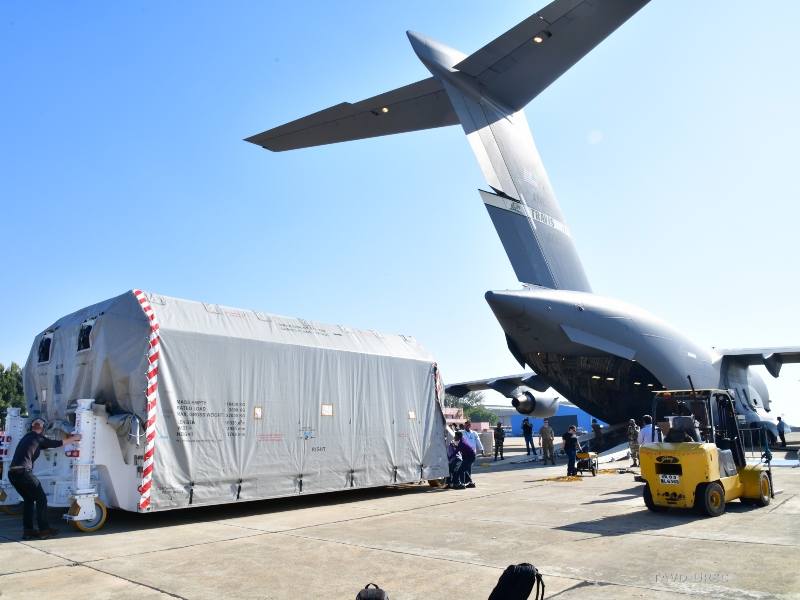 NASA-ISRO science instruments arrive in India