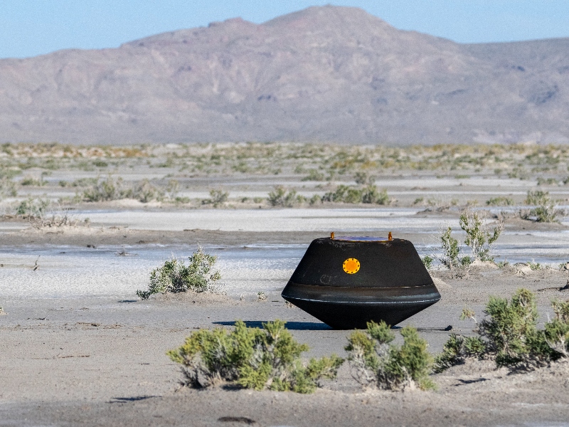 NASA’s asteroid sample lands and secured in cleanroom