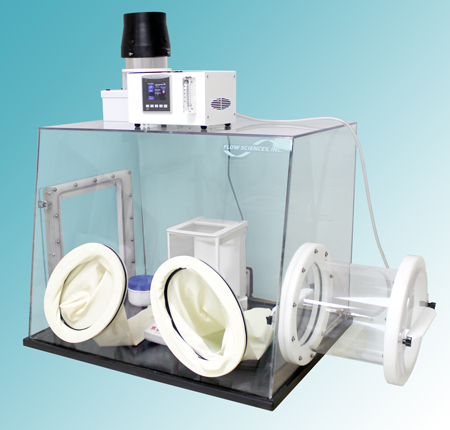 New glovebox controls relative humidity or oxygen levels