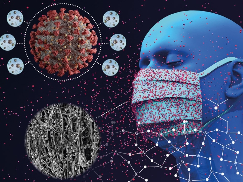 New material captures coronavirus particles to boost face mask efficiency
