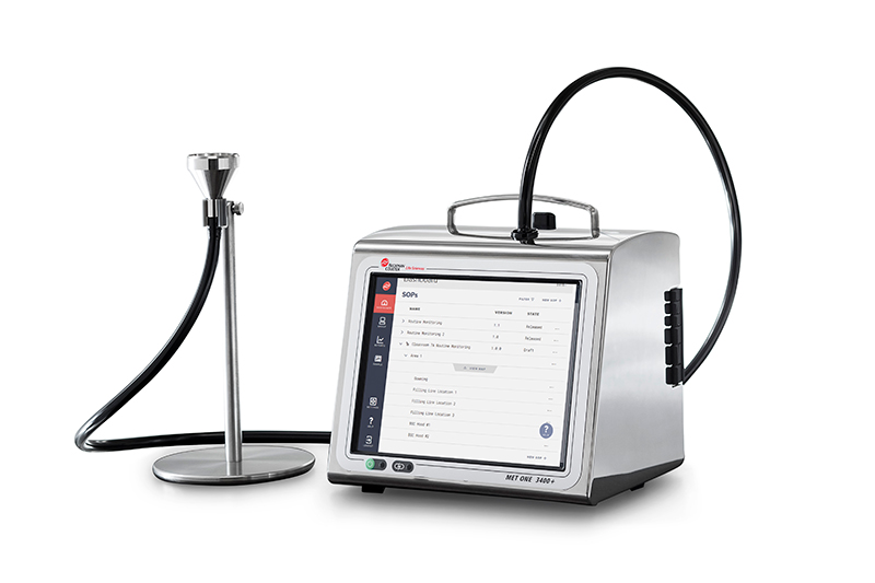 New MET ONE 3400+ air particle counter automates routine environmental monitoring