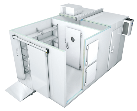 New powder coating improves hygiene of cold rooms