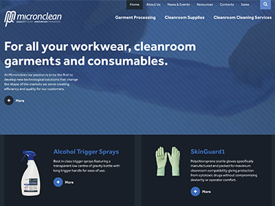 New website launched by Micronclean 