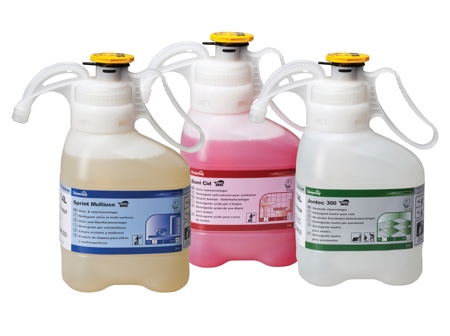 Options for cleaning chemicals dosing systems