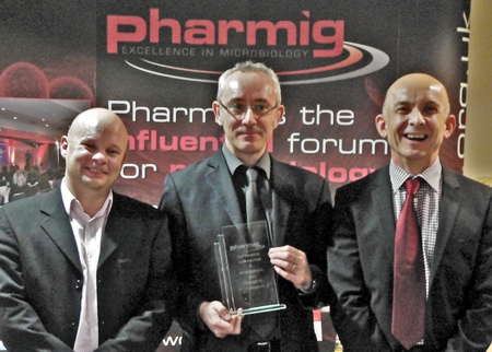 Outstanding Contribution to Microbiology Award presented to Dr Tim Sandle