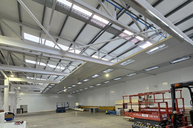 Patersons Partitions enters next phase of ISO Class 8 cleanroom for Nolato Sligo