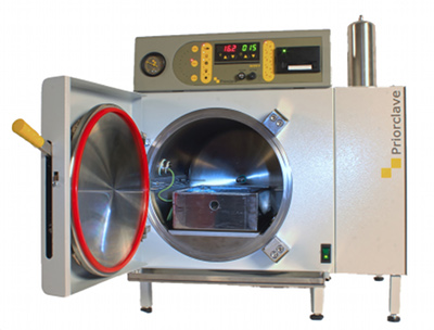 Priorclave offers leg-mounted autoclaves for cleanrooms