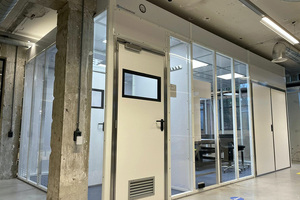 ProCleanroom builds Class 7 hardwall cleanroom with integrated Class 5 crossflow unit 