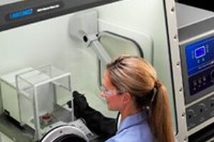 Protector glove boxes display real time performance data