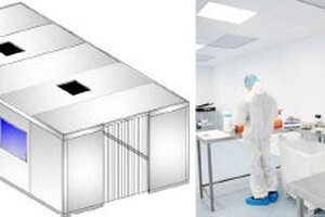 Puracore COVID-19 containment module fast assembly hygienic rooms