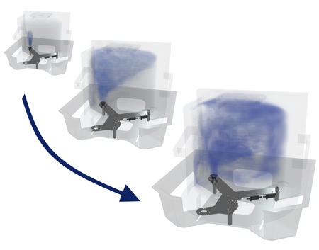 Purge system protects wafers from airborne contamination