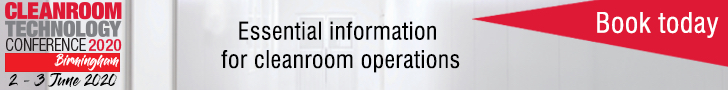 Registration now open for Cleanroom Technology Conference 2020

