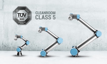 Robot arms from Universal Robots now certified for cleanroom applications
