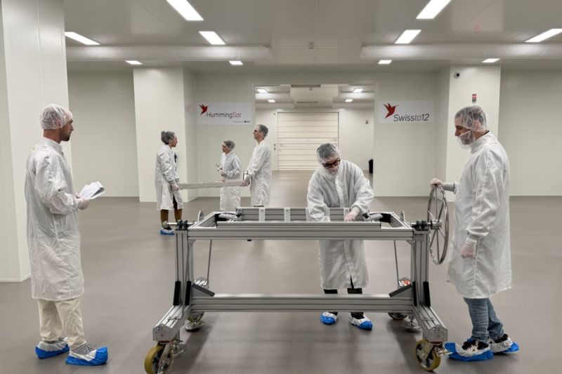Rosin Group delivers Switzerland’s largest satellite cleanroom facility for SWISSto12