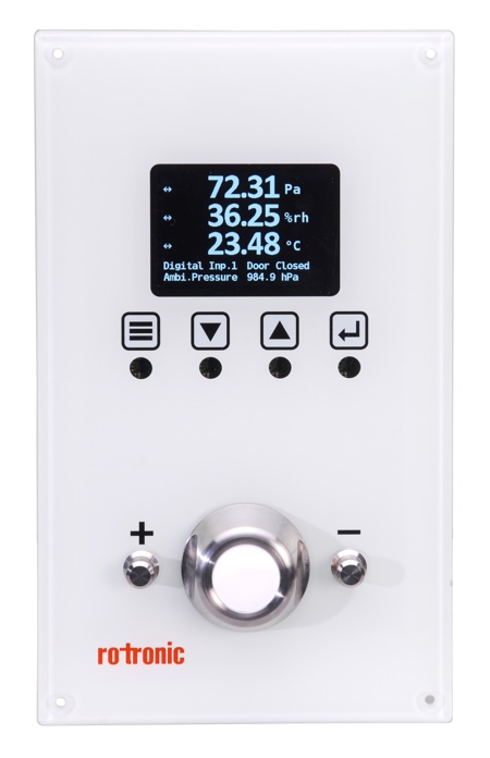 Rotronic introduces a cleanroom panel for differential pressure