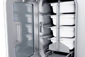 RTU container transfer for small volumes 