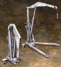 Ruger Industries launches foldable stainless steel floor cranes