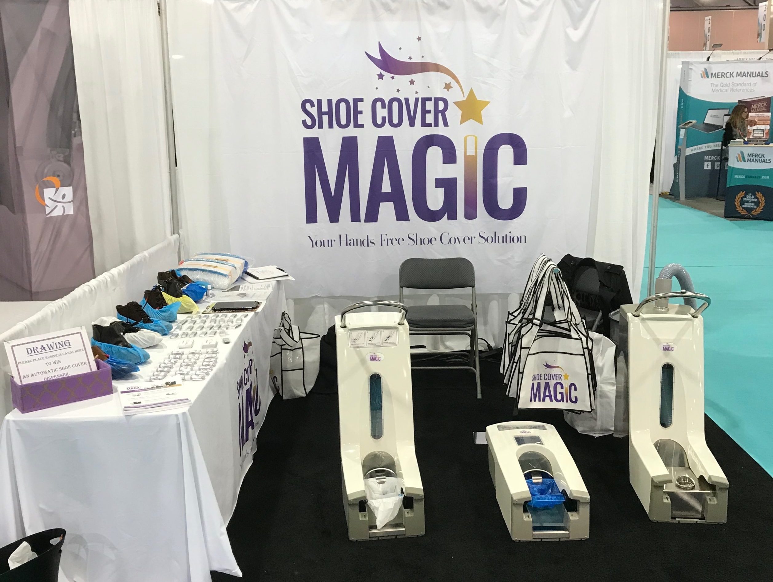 Shoe Cover Magic reveals the benefits of hands-free shoe cover dispensers