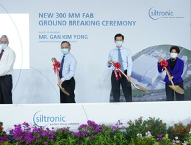 Siltronic breaks ground on new fab in Singapore