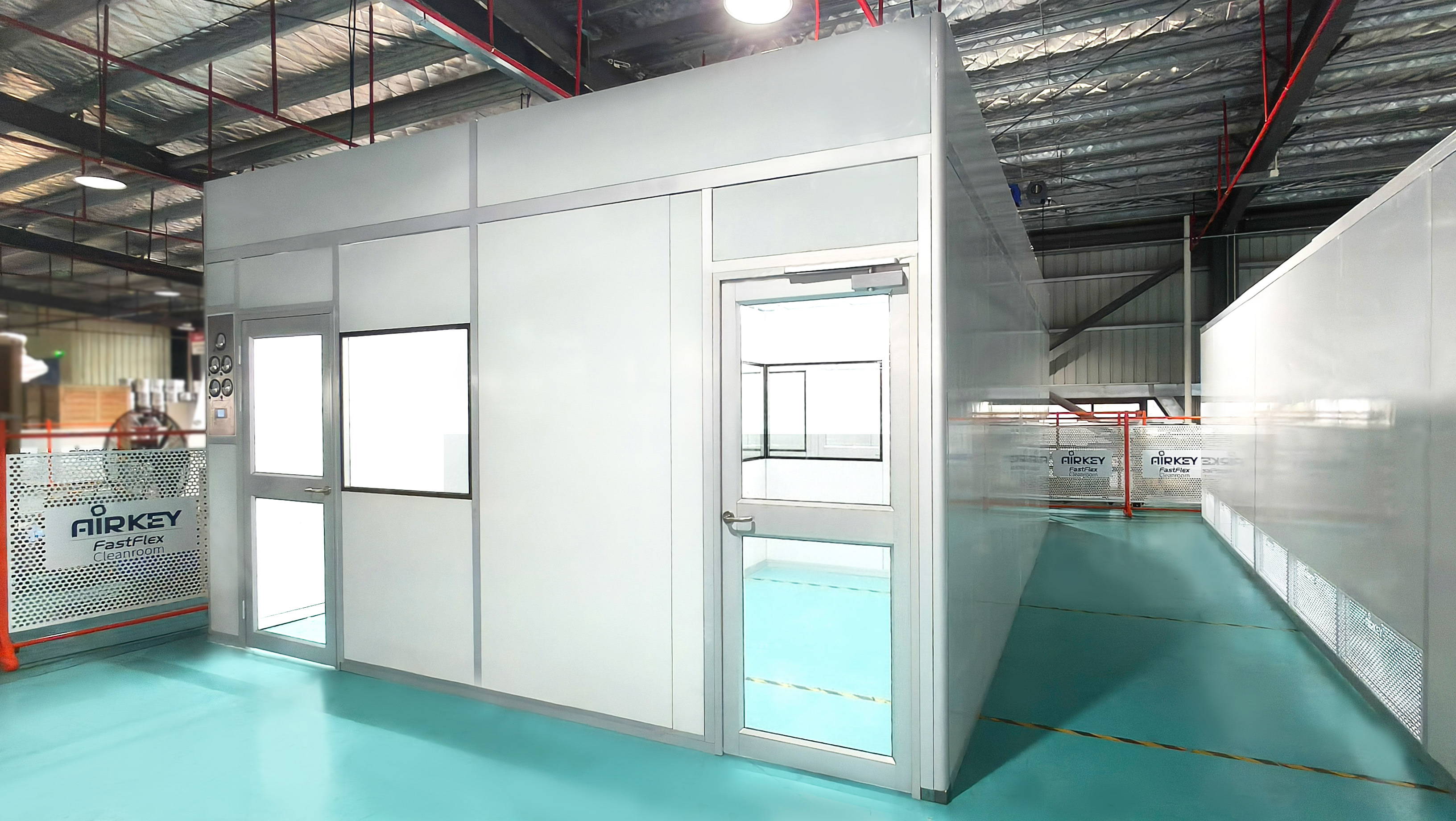 Six cleanrooms, one floor - Airkey factory-proven standard