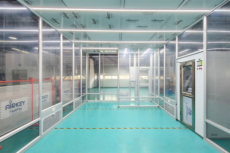 Space-saving Today, expandable tomorrow: Airkey's future-ready cleanroom for Spanish customer