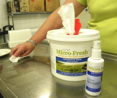 Spray and wipes help reduce hospital infections