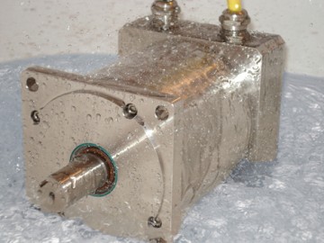Stainless steel servomotors for sterile and high pressure wash downs