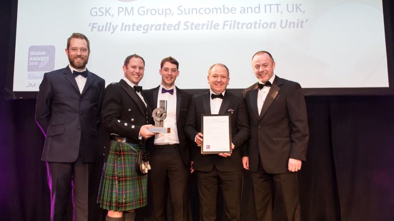Suncombe celebrates IChemE Pharma Award