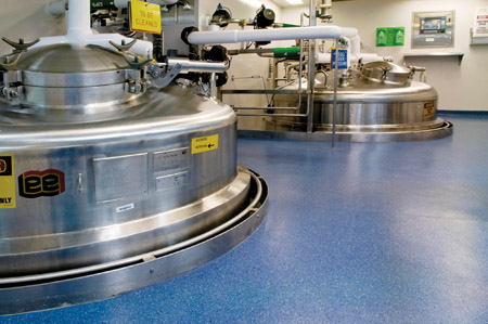 The selection of flooring