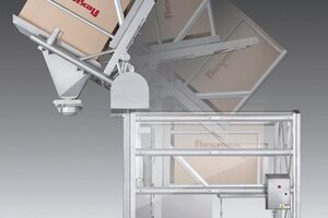 Tip-Tite discharges bulk material at controlled rates