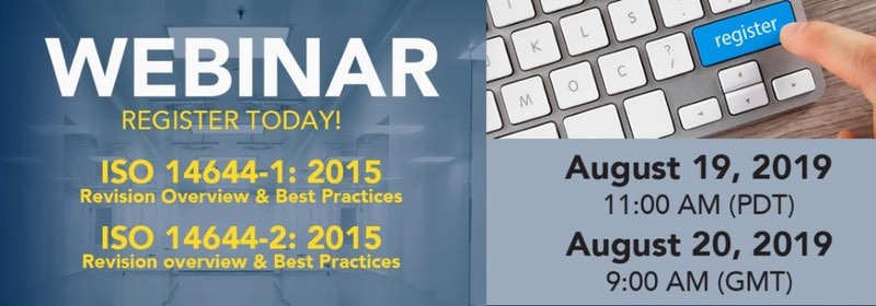 Upcoming Webinar: Review on ISO 14644-1:2015 & ISO 14644-2:2015