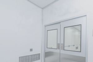 What needs to be considered for cleanroom coving?