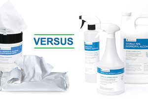 When should I use presaturated wipes instead of dry wipes and spray?