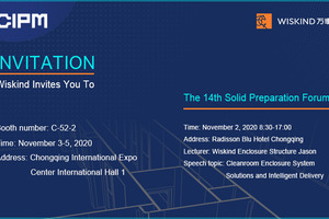 Wiskind to join 14th Solid Preparation Forum and CIPM 2020
