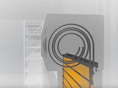 'World’s fastest' vertically opening door with insulating properties